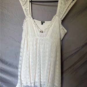 Elegant White Lace Women's Dress - Wild Fable - NWT